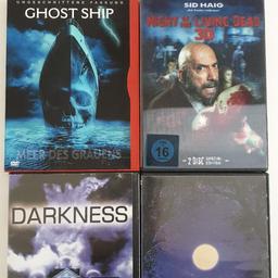 1,- € pro DVD, Ghostship, Night of the Living Dead 3d, Darkness, Arachnophobia UK
Da privat Verkauf keine Garantie oder Rückerstattung. Zahlung PayPal Freunde oder Überweisung.