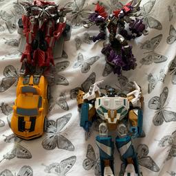 My son is selling his transformers. Very good barely played with condition.