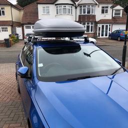 Large roof box 360 litres

Very good condition, normal usage marks

Comes with bolts, straps, instruction manual and 2 keys

Paid around £250

Would like £140 ono