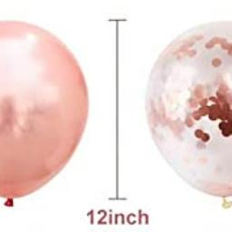 strong 12 inches rose gold balloons
perfect for pink themed functions parties

unused

20x total