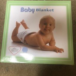 Brand new baby boy blanket.