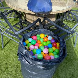 Extra large black bag full of multicoloured plastic play balls!!
Would guess around 1000 balls...

Good condition, some signs of useage

Washed and disinfected

Also have a pop up ball pit / play area 

Pet and smoke free home

£10 ONO

Collection preferable, but will consider local drop off :)