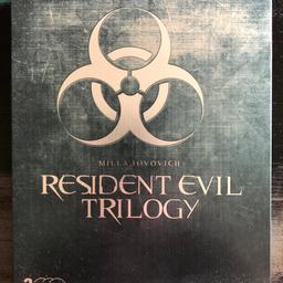 Hallo, biete hier ein seltenes Blu-ray Steelbook von "RESIDENT EVIL 1-3 " zum Verkauf an.
Die Filme sowie das Steelbook befinden sich in einem top Zustand!
Versand möglich aber nicht inklusive!
PayPal vorhanden!