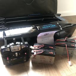Angling Technics microcat bait boat carp fishing
Boat
Brand new sp Handset & sp board upgrade
Handset batteries
2 x sets of boat batteries
Boat charger
Splitter lead
Boat carry bag
£550 dartford or can be posted
07577240443