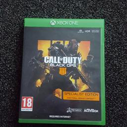 call of duty black ops 4 Xbox one game