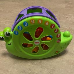 Fisher-Price Escargot Musical à Blocs – 10 Formes Et Couleurs, Chansons Apprentissage, Dès 6 Mois