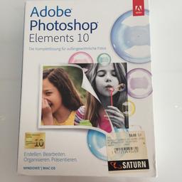 Adobe Photoshop Elements 10
3 CD s Set
Bildbearbeitungsprogramm
die Komplettlösung
für Print Web und mobile Endgeräte