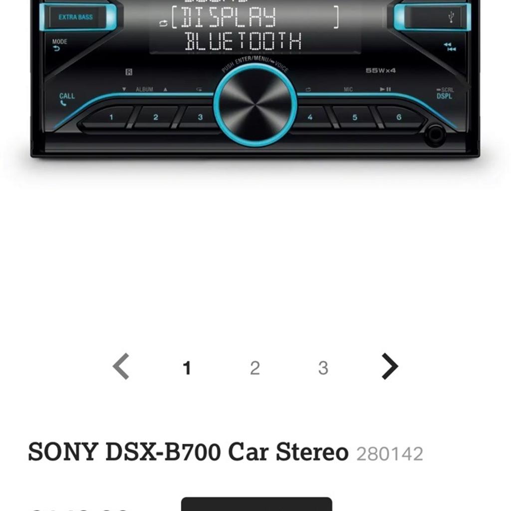 Sony Double Din Stereo in Mold for £85.00 for sale Shpock