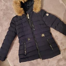 excellent condition like new real monlcer coat. womens size small/medium   8-10
open to offers