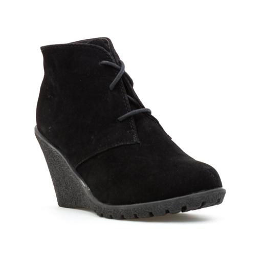 Buy & Sell West Midlands Birmingham - Photos for Black Ankle Suede Effect Lace Up Wedge Shoes