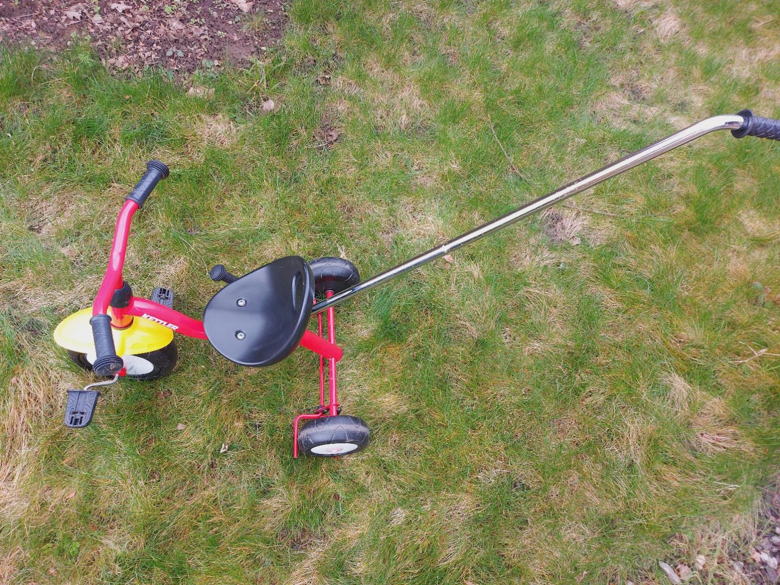 Kettler tricycle with removable push handle in TN12 Wells for £20.00
