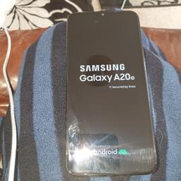Samsung galaxy a20e in black, 32g memory, unlocked to EE only,fully rest, no accounts linked to the phone, in great condition, touch ID active, comes with charger lead, delivery available locally for fuel, NO TIME WASTERS PLEASE SOLD HAS SEEN.