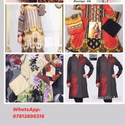 Hi, I am selling Pakistani Asian stitched clothes and a few unstitched available. Kindly call on 07812698316 for pics and more information.

You can follow me on:

Instagram: @pearl.designerz

Facebook: Pearl Designers

Thank you 😊 