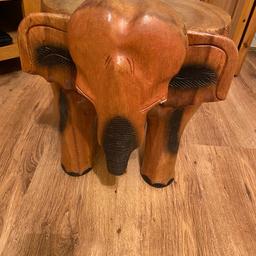 Heavy elephant stool, or ideal for a coffee table, really lovely piece of furniture 
Collection only