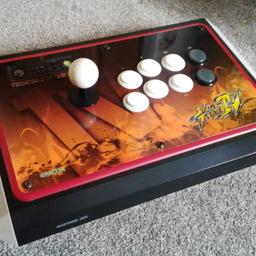 usb connection so good for 360 or pc too. has been my main stick for about 6 months but selling due to building my own. all sanwa parts as standard so this is a high quality item. it's also a big heavy thing and great to use