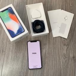 iPhone X 64GB 

This phone is in working order but will require a new phone / back casing. 

Bargain for somebody who is able to repair IPhones! 

Thanks x