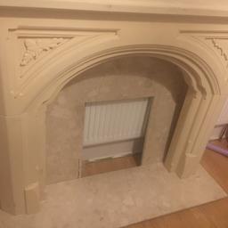 Lovely fire surround - taking chimneys out so no longer need it - free to anyone - please see pictures for the top of the fire surround - it does not affect it’s use - I had pictures and candles etc on top so you couldn’t see it 
