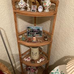 Corner Shelves 
Wicker Wood 
Collection Only Kingswinford