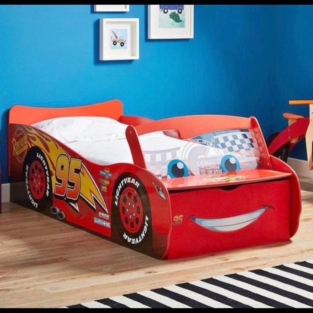 lightning-mcqueen-toddler-bed-with-mattress-in-cf35-coity-f-r-70-00