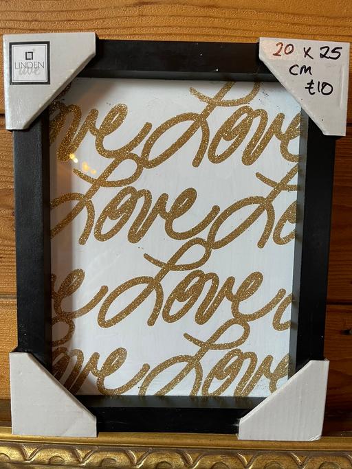 Buy & Sell Kent Maidstone - Photos for love gold glitter picture print prop