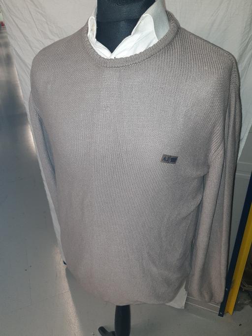 Buy & Sell North Northamptonshire Knuston - North Northamptonshire - Photos for Armani jeans mens beige cotton jumper in XL