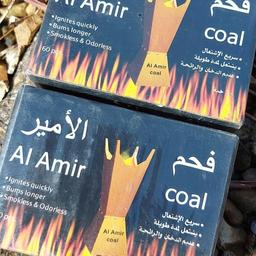 coal for bakhur or shisha. 5 packs available £2 each.