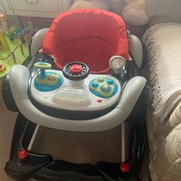 Used and well loved but minimal signs of wear

Adjustable height 

Rocker then converts to a Walker to match the child’s age 

All electrics work great still and recently had new batteries 

It’ll have a good clean before it goes 

Looking for £15 as they retail for £64.99!

Collection preferred but local delivery to Stourbridge possible