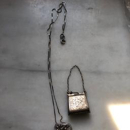 Collana e borsetta in argento inserzione dedicata 30 euro compresa spedizione