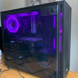 Great gaming PC

8 Core AMD FX8350
24GB DDR3 RAM
MSI GTX 980 GPU
1TB HDD, 128GB SSD
CORSAIR AIO CPU COOLER
LED FANS WITH CONTROLLER
600W PSU
Corsair Carbide Case

Will come factory reset ready to go!

No issues, had been used for light gaming and uni work, will run most games easily!

Any questions please ask!

Monitor is 24 inch Samsung Full HD with two HDMI Ports