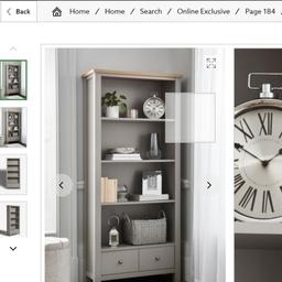 Next grey bookcase, still selling in next for £350.

Collection from blackwater.