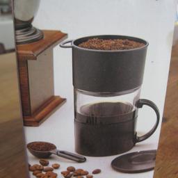 Mini-Espressomaschine, French Press, zum runterdrücken, ideal für Reisen oder Single-Haushalte; neu und originalverpackt; Nichtraucherhaushalt