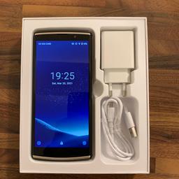This is a very unique phone, as it has a 10,000mah battery and can reach 12-13 hours of screen on time and last an entire weekend without needing to be charged.
It has a nice leather back and a good quality heavy feel.

CONDITION: Like new. It was bought new, used a few times and then has been put up for sale.
Fully working.

Specifications:
Model: Oukitel K7 Pro
CPU: MT6763
RAM: 4GB
Storage: 64GB
Camera: 13MP
BATTERY CAPACITY: 10,000MAH
Android 9.0