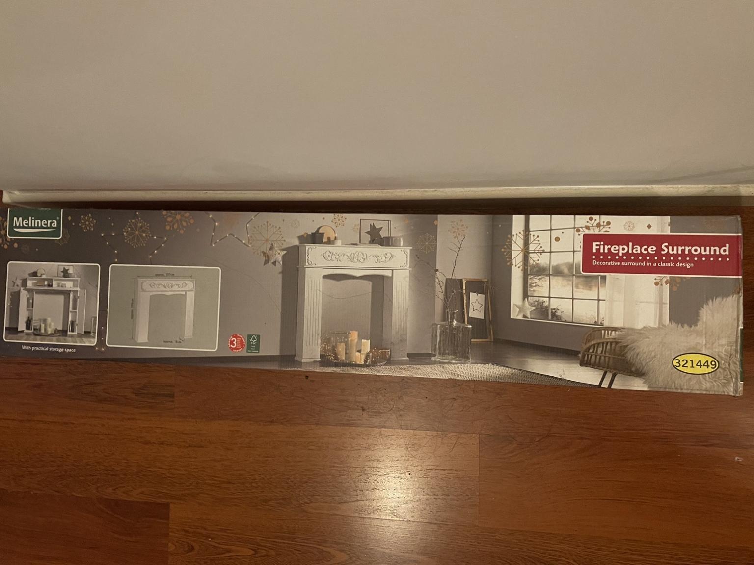 New fireplace surround, hidden compartments in S3 Sheffield für 40,00