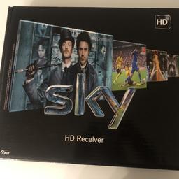 Ich verkaufe diesen Sky HD Receiver in der Originalverpackung. 

Inhalt: 
Receiver 
Fernbedienung 
Scartkabel
Antennenkabel 
Installationsbuch + Kurzanleitung