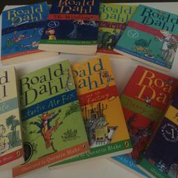9 books from Roald Dahl. Used good condition.