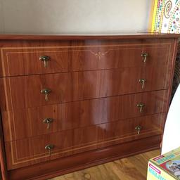 Chest of drawers in very good condition.spacey.41 inches long.17inch wide.29 1/2 inch height.from pet and smoke free home.