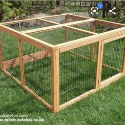 free rabbit run similar to this needs some tlc. buyer to collect