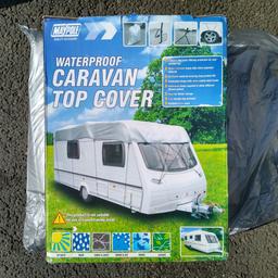 Maypole Waterproof Caravan Top Cover.
Fits Caravans 6.2m - 6.8m Long
Only used for one season so very good condition
Collection only from Newton, Nr Tibshelf