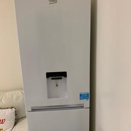 Fully working Frost free Fridge freezer for sale model number in photos Collections from Preston if you want to know more about it google it Height 182. Width 55 contact me on 07710240209. Only issue with it is 1. freezer drawer little crack 