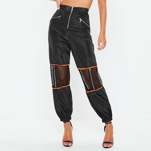 Buy & Sell West Midlands Birmingham - Photos for High Waist Black Mesh Cargo Joggers/Trousers