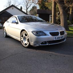 Selling My BMW 645CI 
Strong V8 333BHP Engine Pulls Like A Train Drives Very Smooth No Knocks Or Bangs Gear Changes Very Smooth Engine Is Very Strong Only Done 140,000 Miles 

The Body Works Needs TLC But Nothing Major For Its Age So Please Done Expect It To Be New It Has Som Scratches And One Dents On The Front Driver Side Bumper And That’s Really It 

Interior Is In Great Shape No Rips Or Tears Buttons And Trim Are In Great Shape Steering Wheel Looks Great 

Just Had A New Mot Full Service His