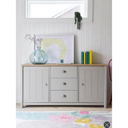 Brand new Next grey sideboard, still boxed hence the stock photo, paid £395.00, selling at a bargain price as have decided to change decor before unboxing the item.