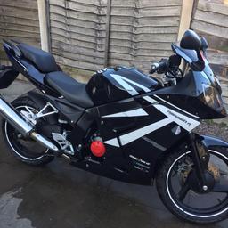 Daelim roadwin r 125 66 plate only done 1000 miles not running only to side stand cut out had it done before was only £150 to fix at Andes motorcycles other than that mint condition £1200 ovno