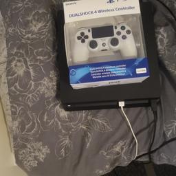 Ps4 slim in immaculate condition (fan is very quiet) console is about 6 months old.. Very well looked after and has no marks or scratches.. Comes with brand new boxed controller