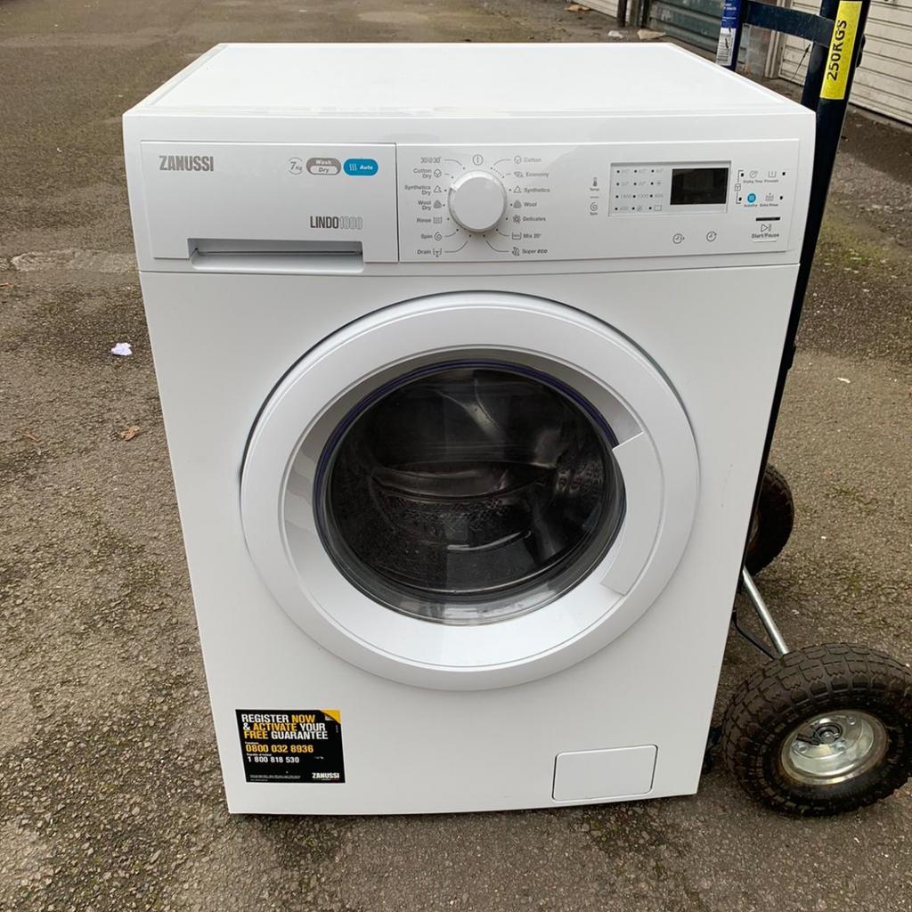 Zanussi lindo 1000 washer dryer deals 7kg