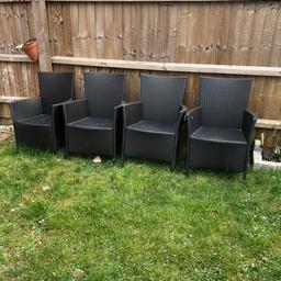 4 garden chair good condition