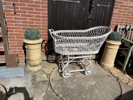 Buy & Sell Kent Maidstone - Photos for vintage wicker bamboo cane baby pram prop