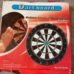 18” Professional size Dart Board
used but still in top condition
Darts included

Delivery available locally for fee