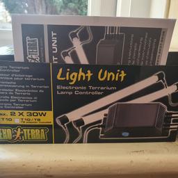 brandnew never been out the box reptile light unit bargin collection only ease no this doesn't come with the strip lights just the unit