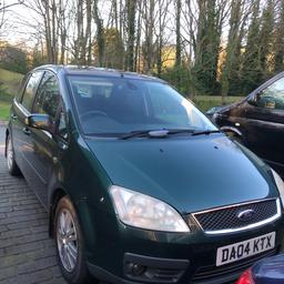 Ford C-Max 2004 
64,000 miles 
8 months MOT
1.8 Petrol Ghia
Bodywork fair 
Low mileage for age.

Selling spares or repair although drives ok.
Engine management light on but garage that carried out MOT in November couldn’t find a fault . The managemet light has been intermittent for 18months.

£495